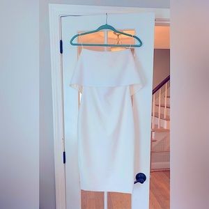 NWT Likely Driggs Strapless Full lined Cocktail Dress in Ivory. Size 2
